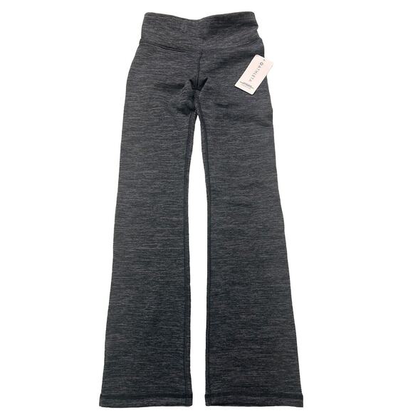 NWT Athleta Polartec Power Stretch Leggings Black XS High Rise Fleece Line Warm - Picture 1 of 11